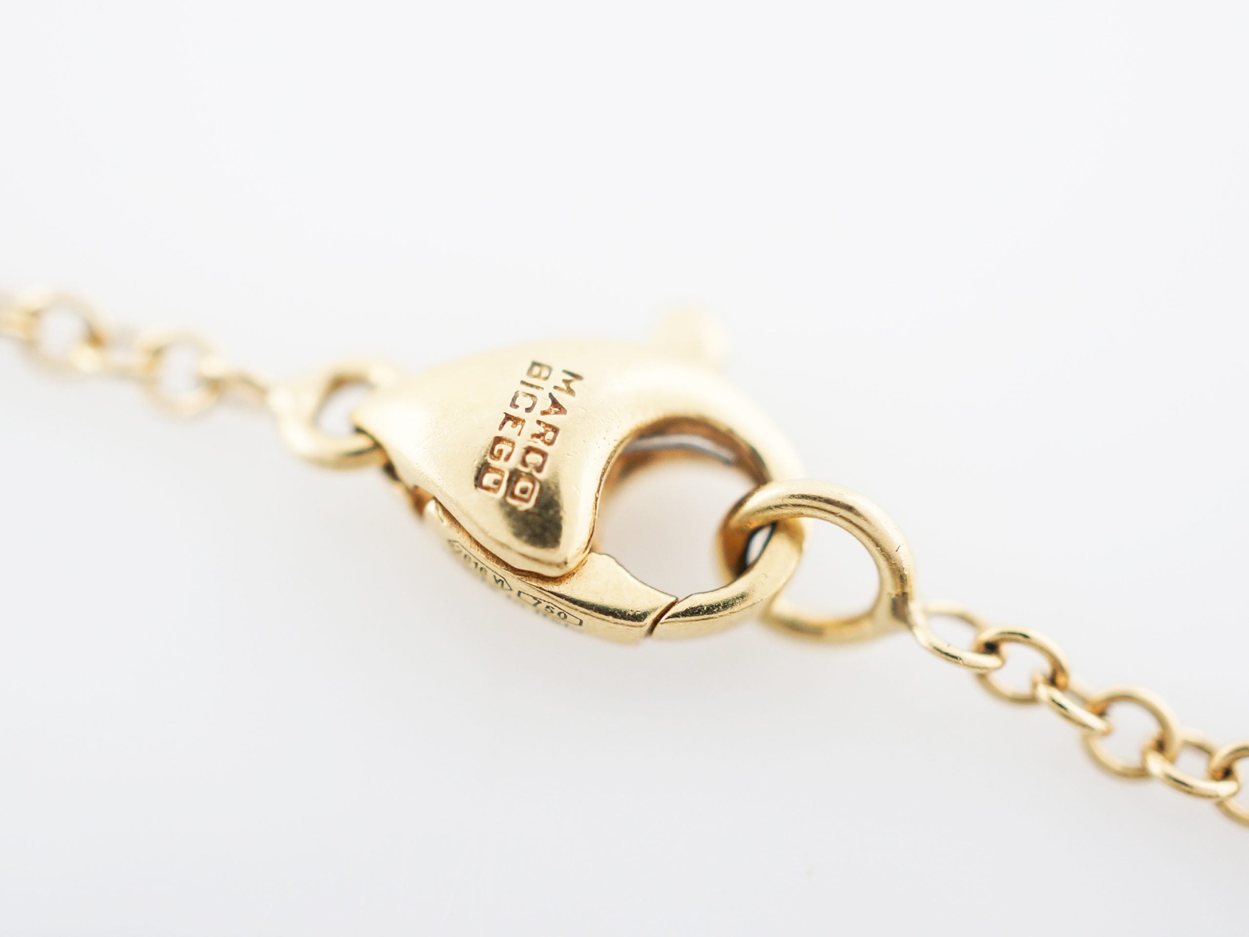 Modern Marco Bicego Necklace .36ct Round Brilliant Cut Diamonds in