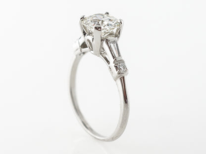 Classic Solitaire Diamond Engagement Ring in Platinum