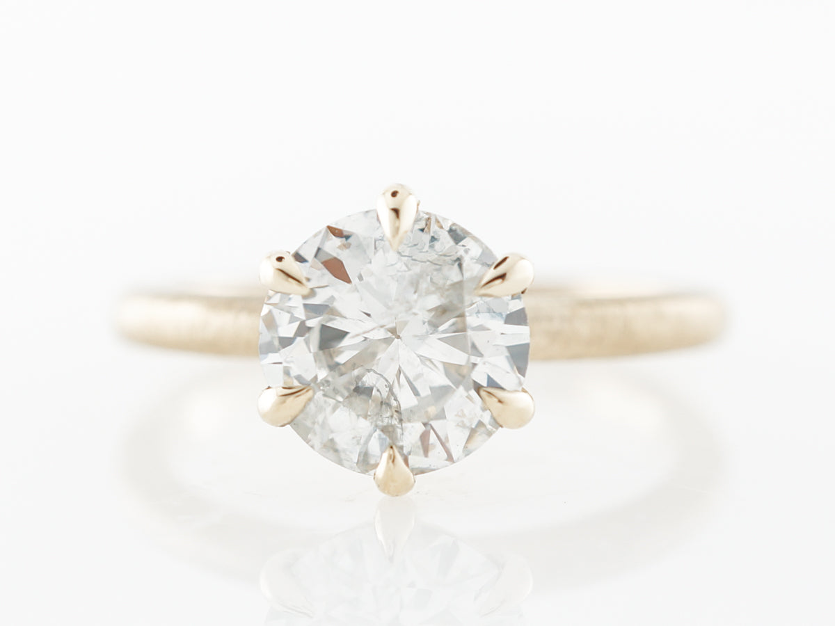 1.44 Round Brilliant cut Diamond Solitaire Engagement Ring