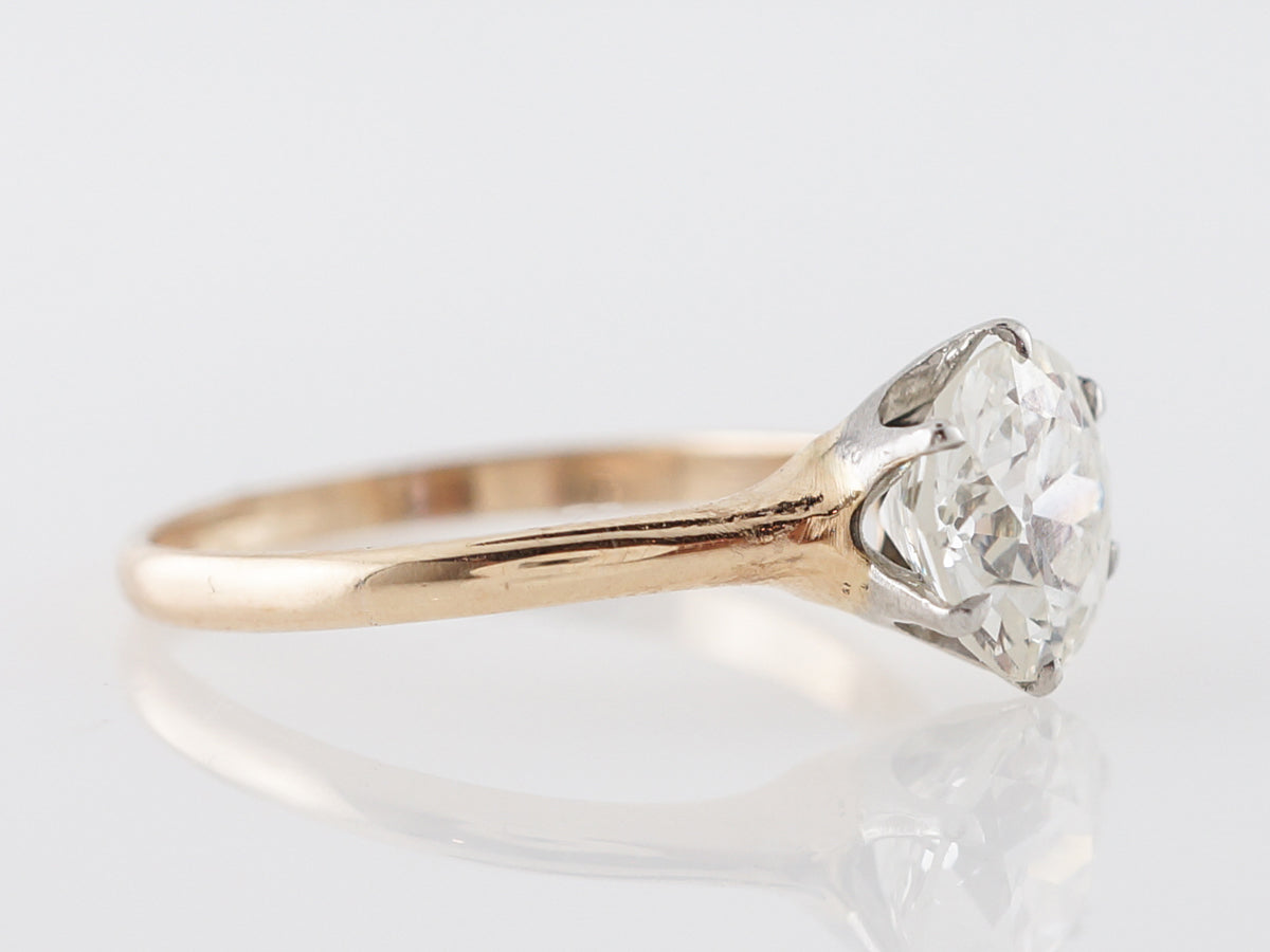 1.81 GIA Diamond Solitaire Engagement Ring in Yellow Gold