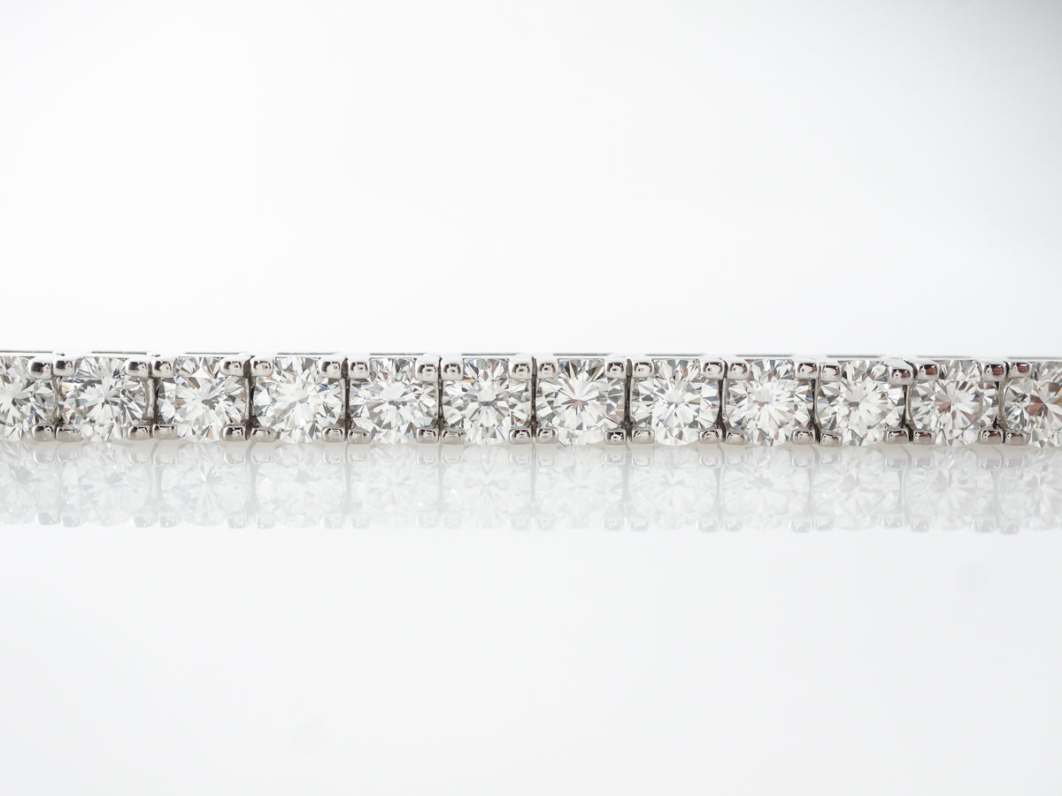 12 Carat Diamond Bracelet in 14k White Gold