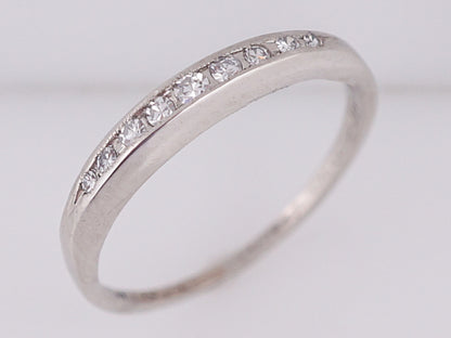 Antique Wedding Band Art Deco .09 Single Cut Diamonds in PlatinumAntique Wedding Band Art Deco .09 Single Cut Diamonds in Platinum