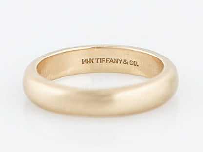 Modern Wedding Band Tiffany & Co in 14k Yellow Gold