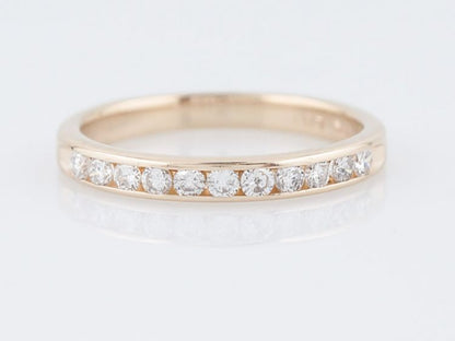 .33 Round Diamond Wedding Band in 14k Yellow Gold