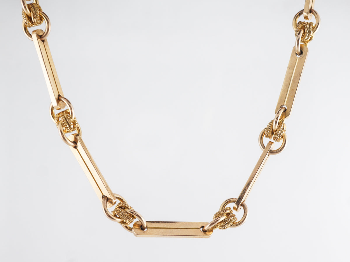 16" Victorian Link Chain in 14k Yellow Gold