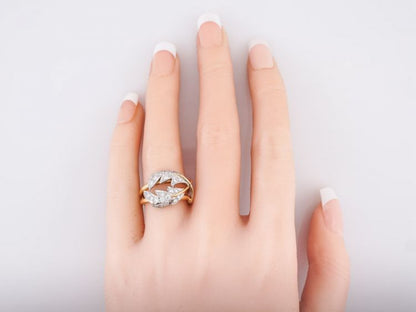 Tiffany & Co Right Hand Ring Modern .54 Round Brilliant Cut Diamonds in 18k Yellow Gold
