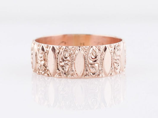 Vintage Retro Right Hand Ring in 14k Rose Gold