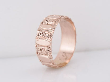 Vintage Retro Right Hand Ring in 14k Rose Gold