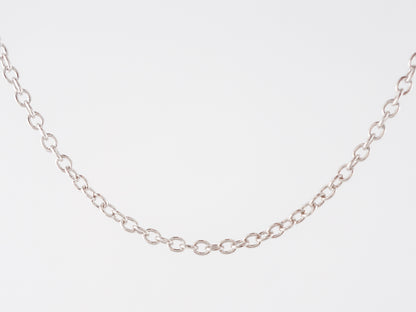 18 Inch Chain in 14k White Gold