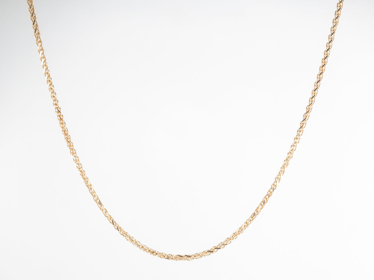 18 inch Chain Necklace 14k Yellow Gold – Filigree Jewelers
