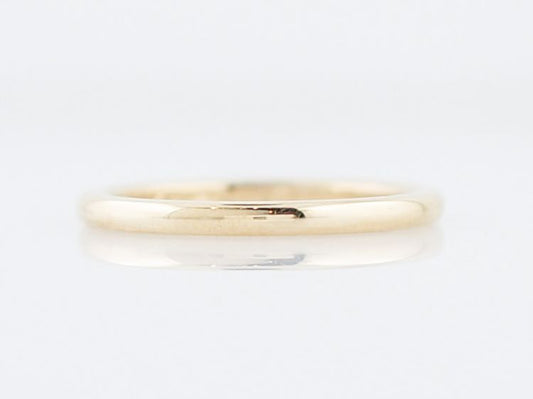 Modern Tiffany & Co Wedding Band in 18k Yellow Gold