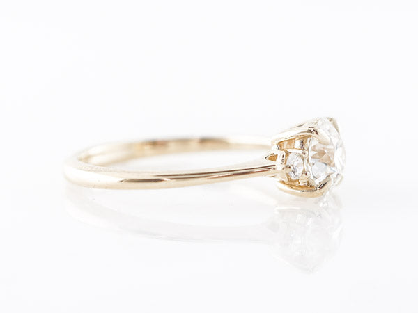 2 Carat GIA Diamond Engagement Ring 14k Yellow Gold