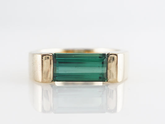 2 Carat Tourmaline Cocktail Ring in 14k Yellow Gold