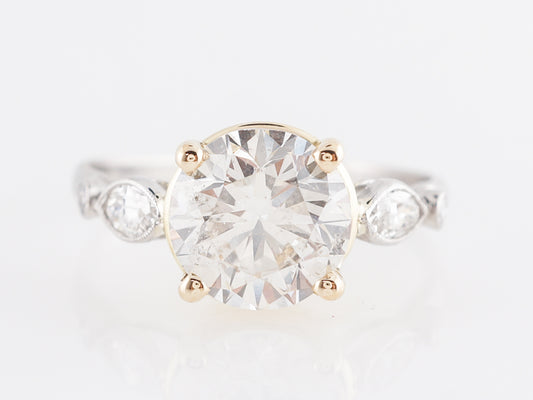 2 Carat Transitional Cut Diamond Engagement Ring in 14k