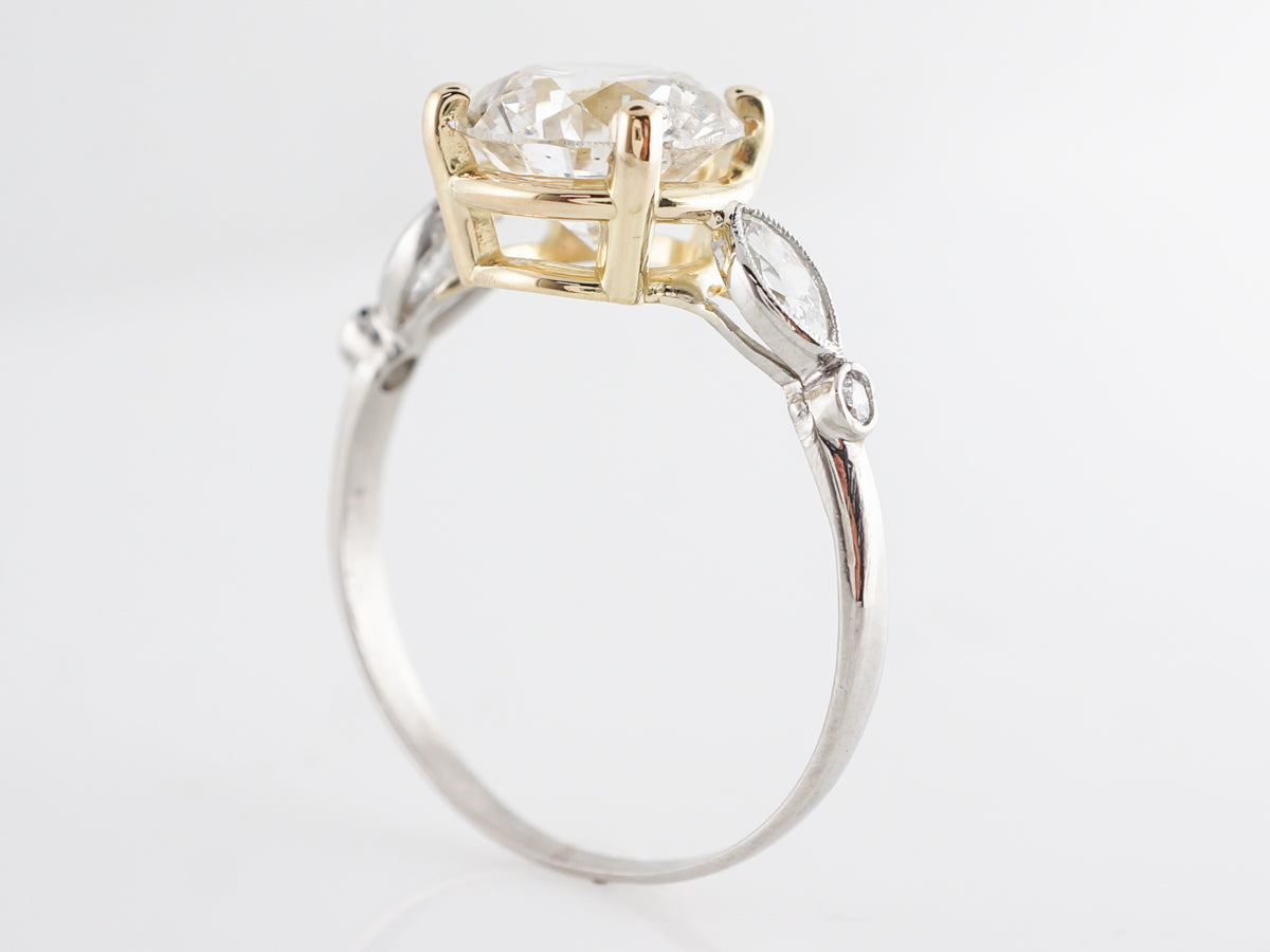 2 Carat Transitional Cut Diamond Engagement Ring in 14k
