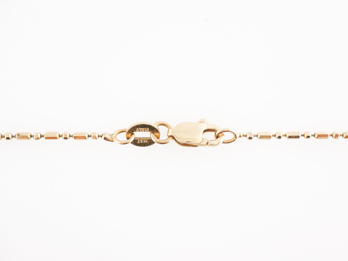 20 inch Italian Necklace 14k Yellow Gold