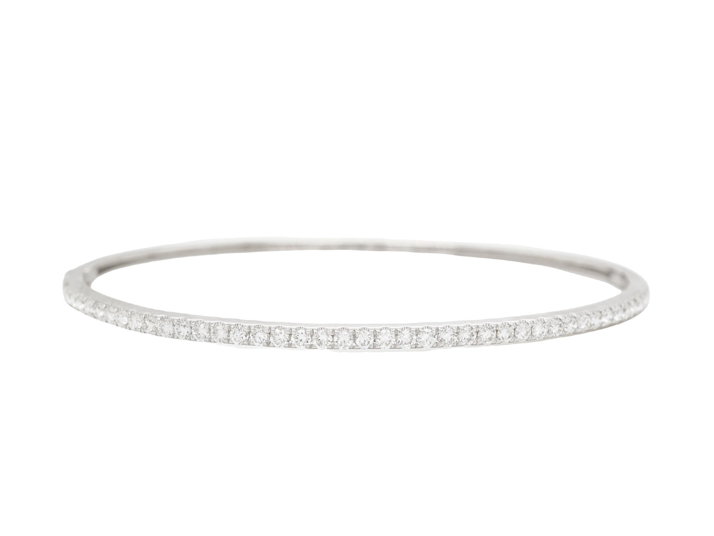Diamond Stretch Bracelet in 18k White Gold