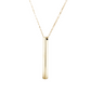 Vertical Bar Pendant Necklace in 14k Yellow Gold