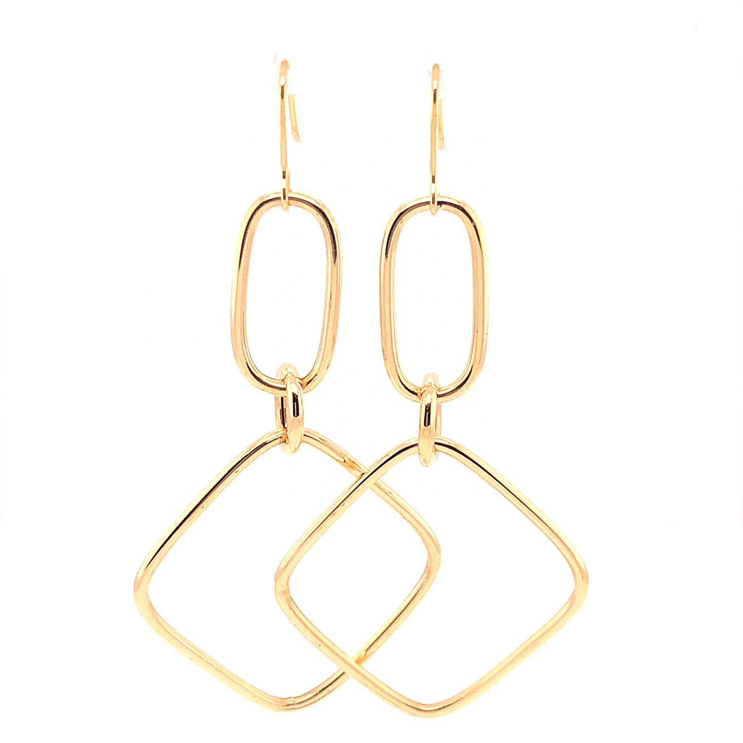 Faraone Mennella Link Earrings in 18K Yellow Gold