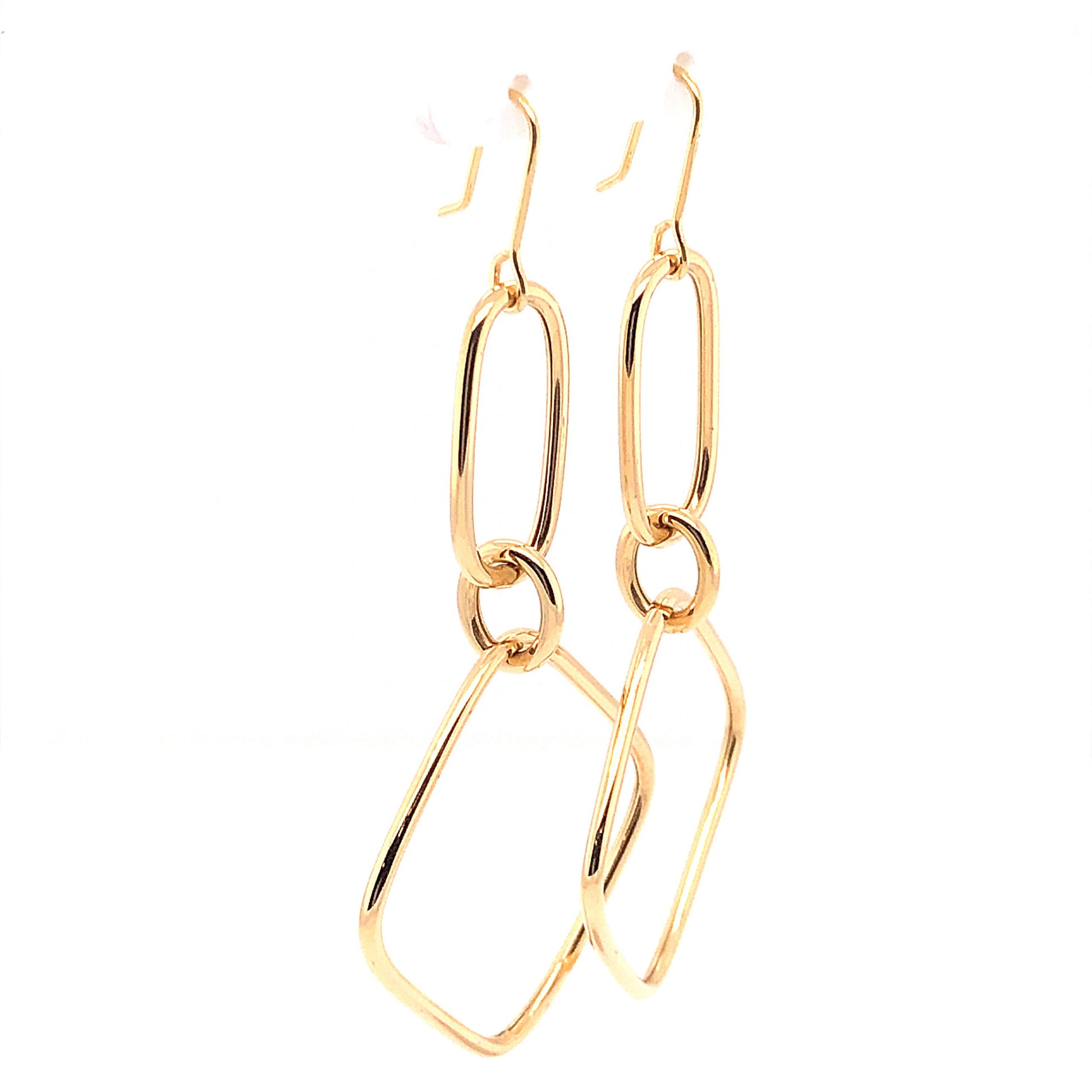 Faraone Mennella Link Earrings in 18K Yellow Gold