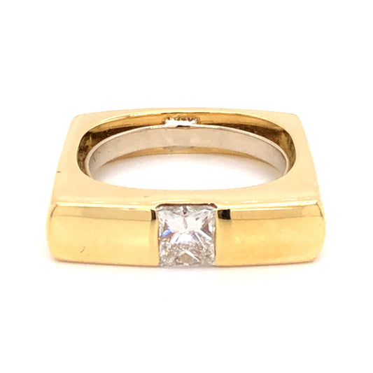 .50 Princess Cut Diamond Cocktail Ring in 18K Yellow Gold