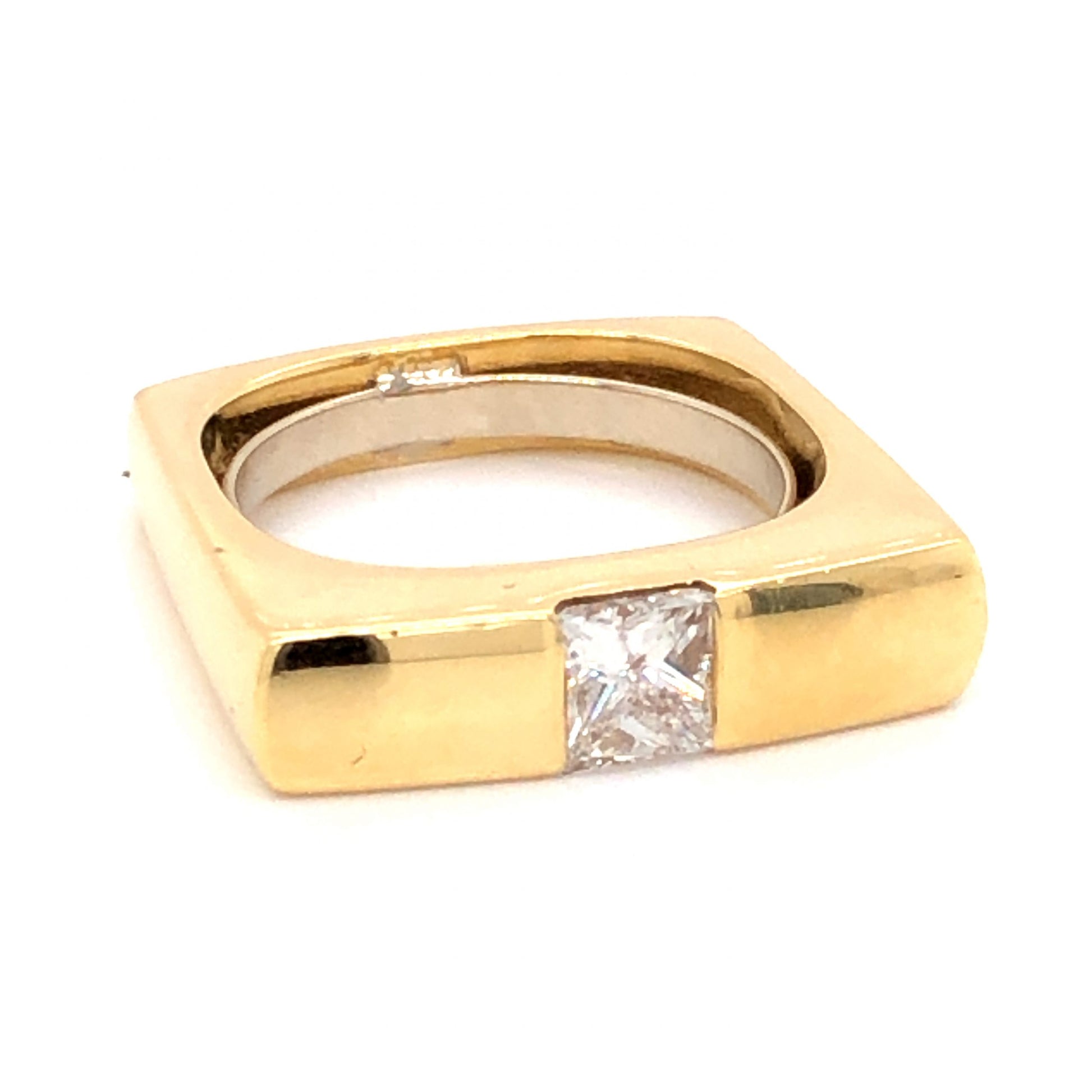 .50 Princess Cut Diamond Cocktail Ring in 18K Yellow Gold