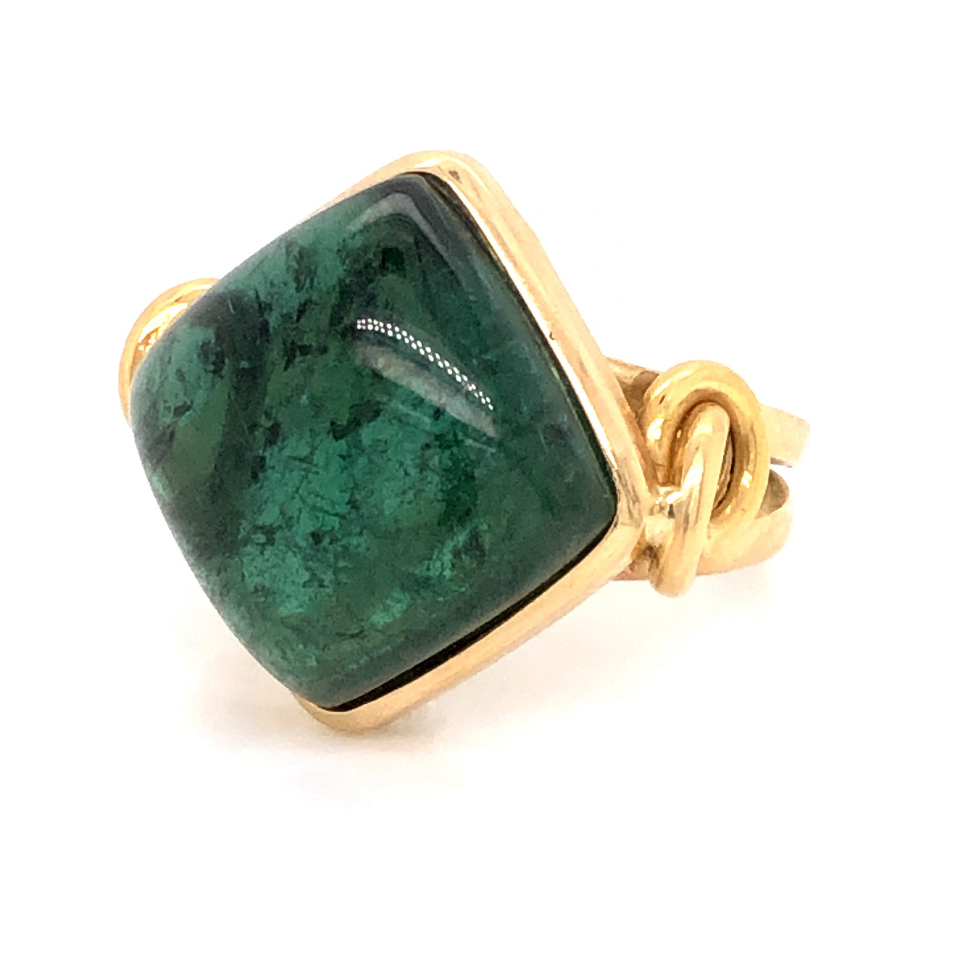 21.00 Tourmaline Cocktail Ring in 14k Yellow Gold