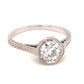.85 Art Deco Diamond Engagement Ring in Platinum