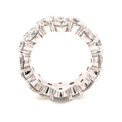 9.92 Round Brilliant Cut Diamond Eternity Ring in Platinum