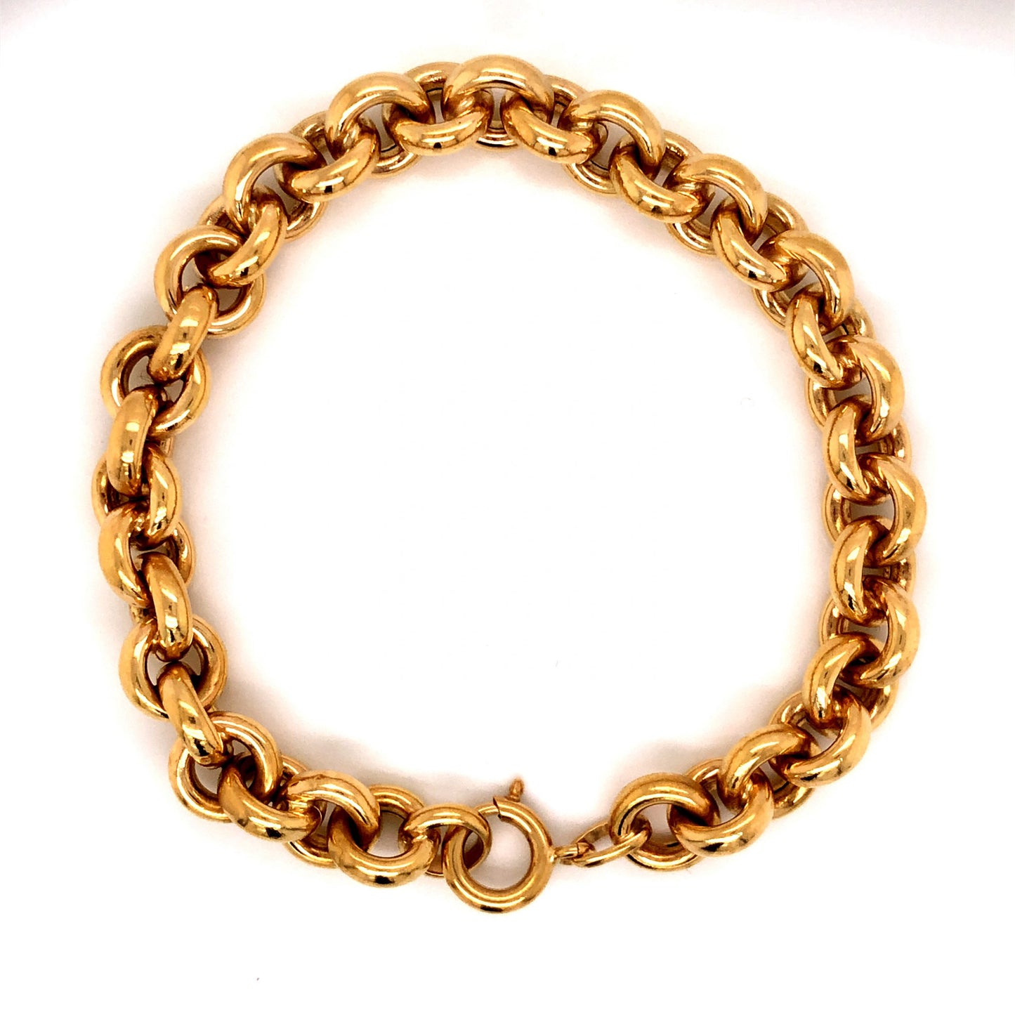Gold Chain Link Bracelet in 18k Yellow Gold