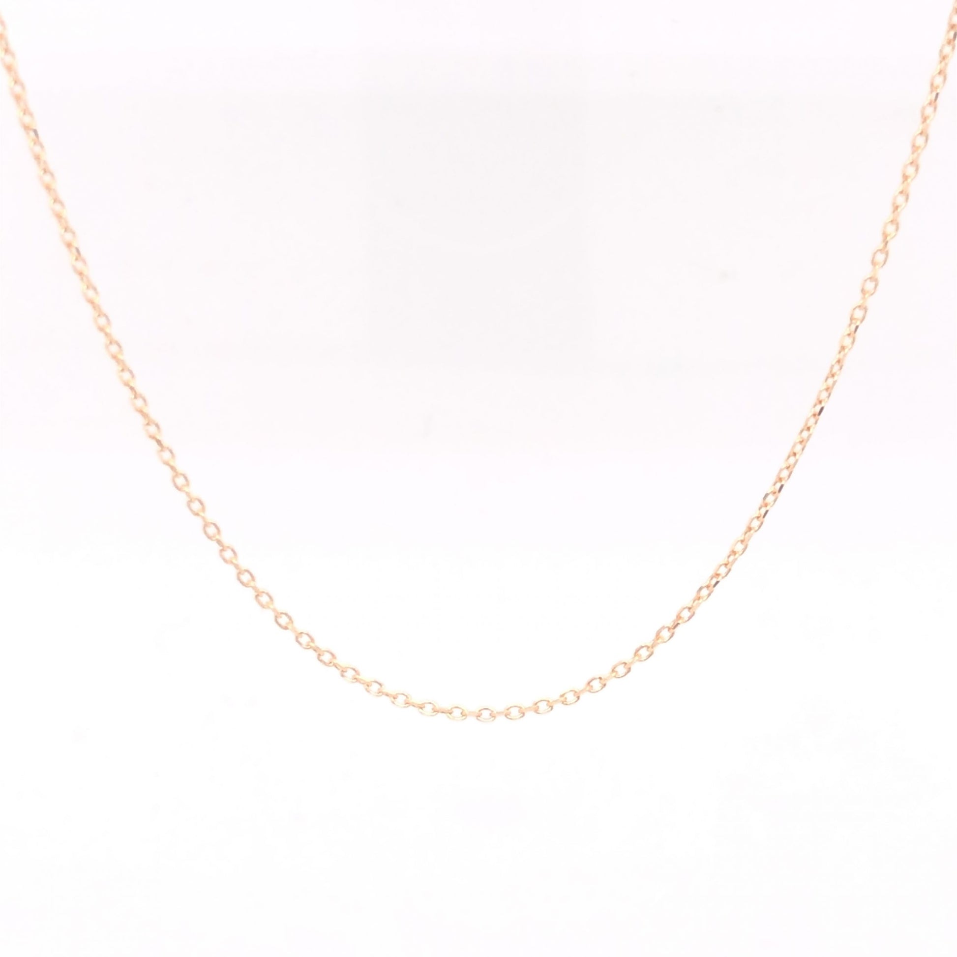 16 Inch Necklace Chain in 14k Yellow GoldComposition: Platinum Total Gram Weight: 1.0 g Inscription: 14kt msco
      