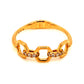 .08 Diamond Link Stacking Band in 18k Yellow Gold