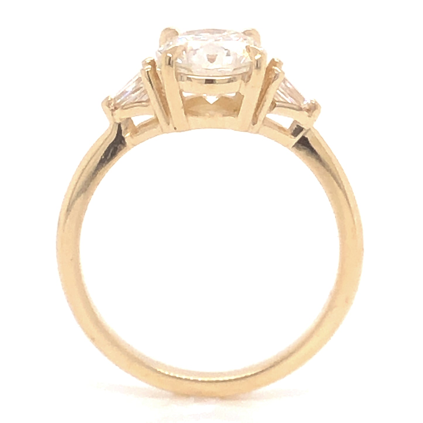 1.39 Diamond Engagement Ring in 14K Yellow Gold