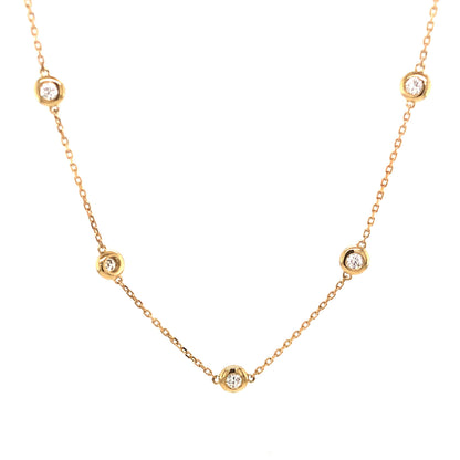 .33 Diamonds By The Yard Necklace in 14K Yellow Gold