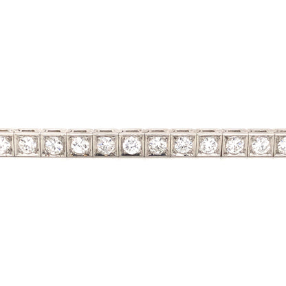 Vintage Oscar Heyman Diamond Bracelet in Platinum