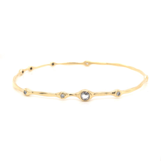 Ippolita Stardust Superstar Diamond Bracelet in 18k Yellow Gold