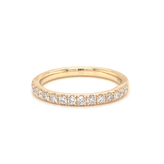 .33 Diamond Wedding Band in 14k Yellow Gold