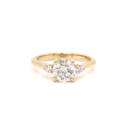 1.06 Round Brilliant Cut GIA Diamond Engagement Ring 14K