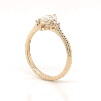 .85 Marquise Cut Diamond Engagement Ring in 14K