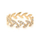 .20 Pave Diamond Vine Ring in 14k Yellow Gold