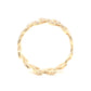 .20 Pave Diamond Vine Ring in 14k Yellow Gold
