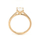 .92 Solitaire Oval Diamond Engagement Ring in 14k Yellow Gold