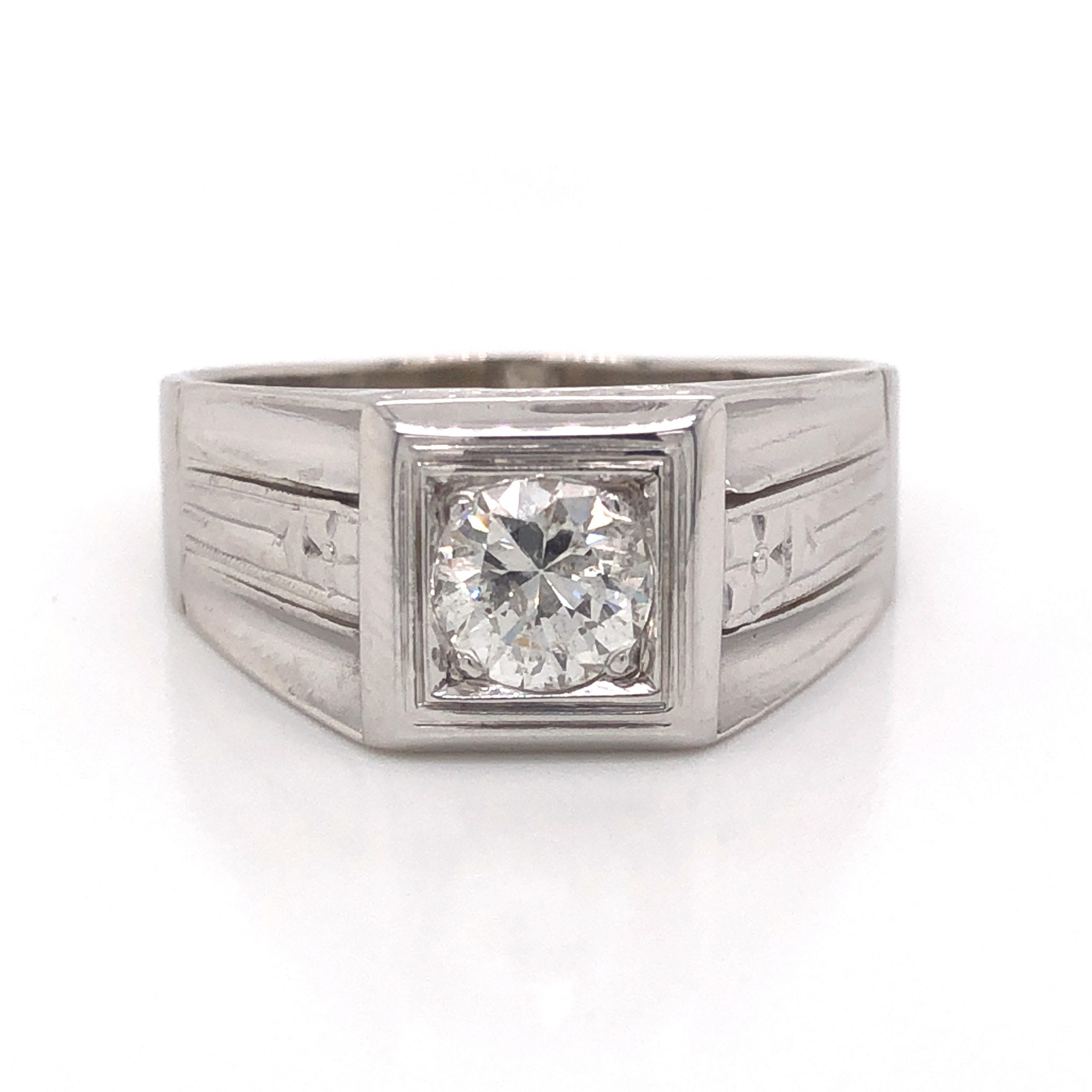 Mens art deco diamond ring deals