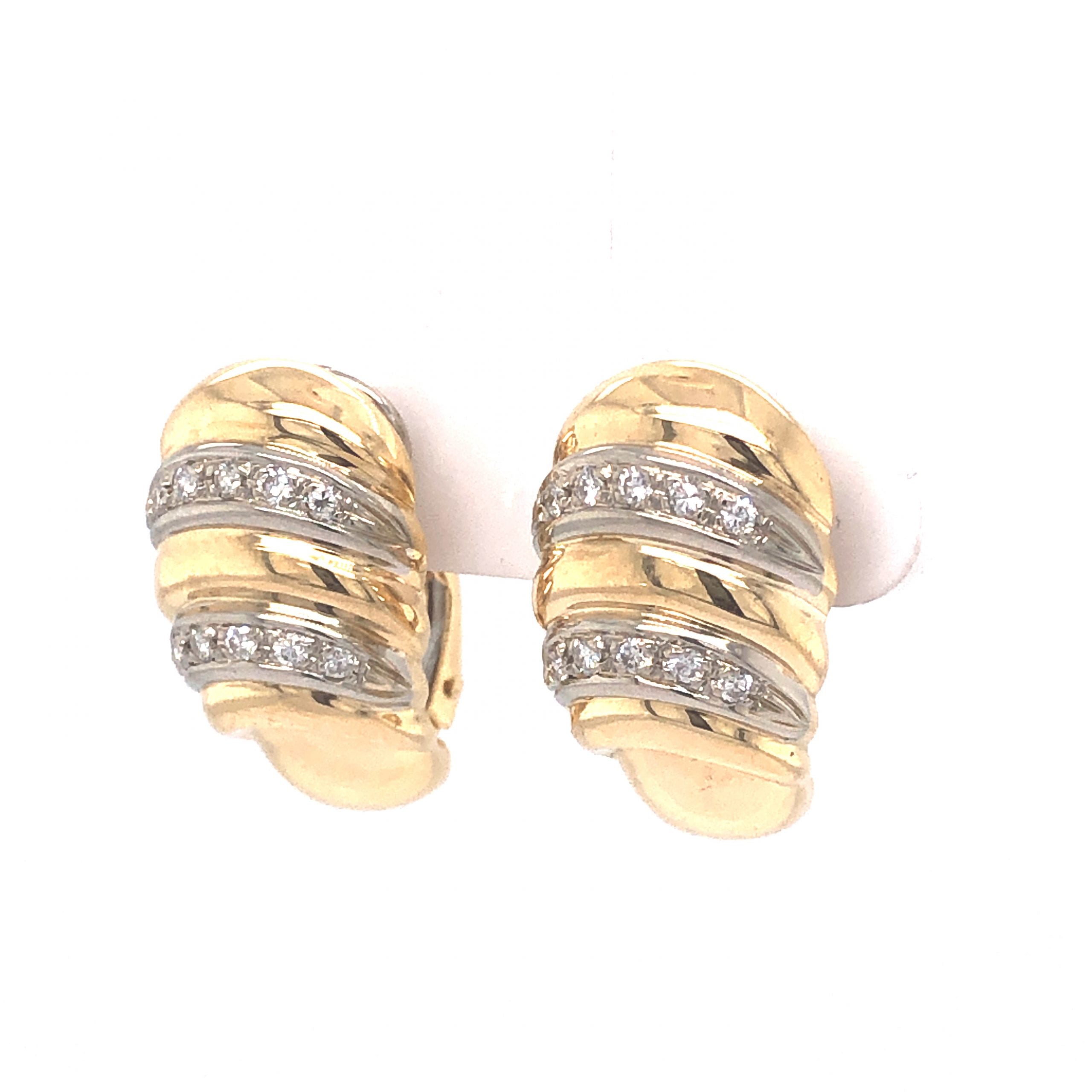 Solitaire White Diamond Studs Earrings in 14k Gold | Chordia Jewels