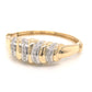 .56 Modern Diamond Bangle Bracelet in 18k Gold
