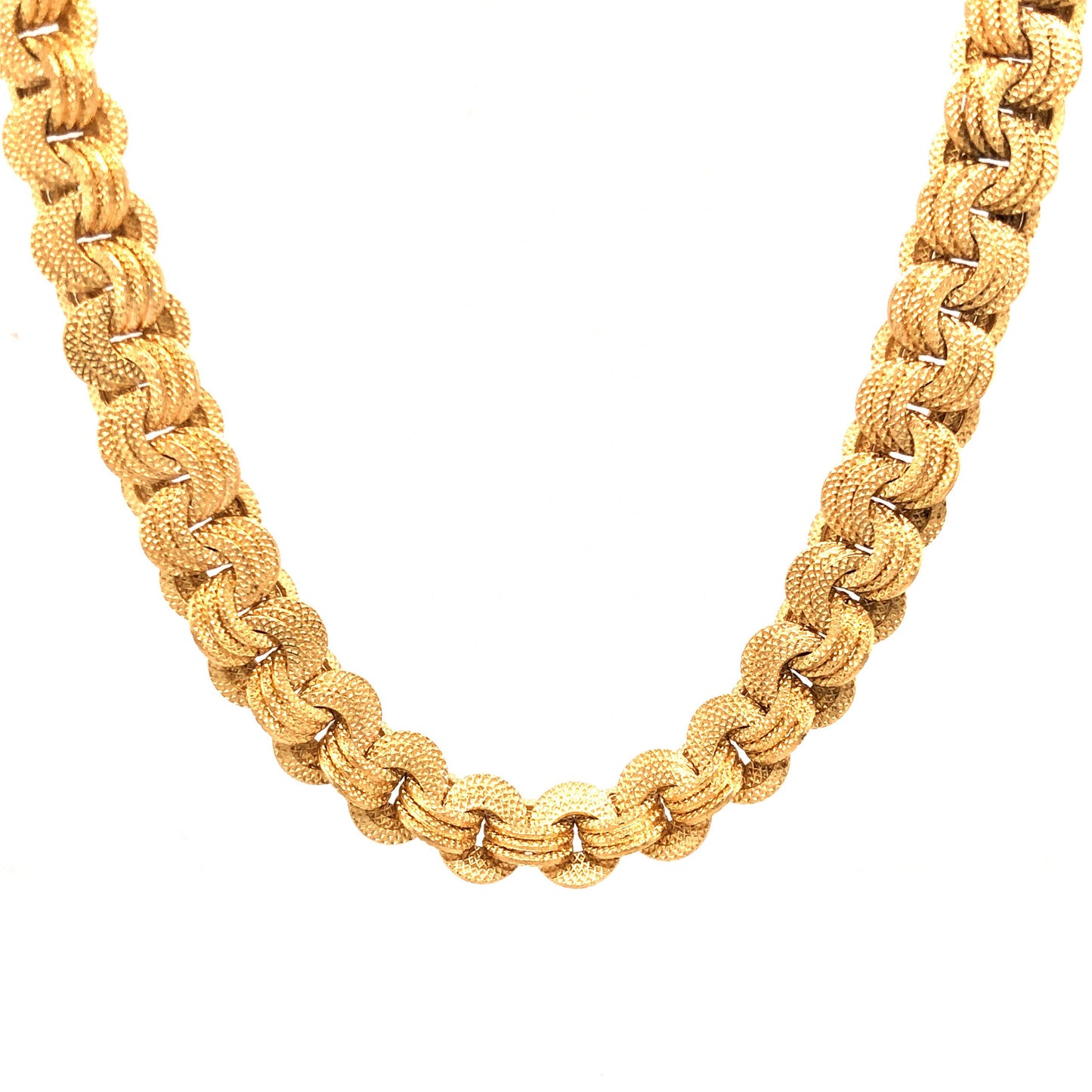 Shreve Crump & Low Woven Necklace in 18k Yellow Gold