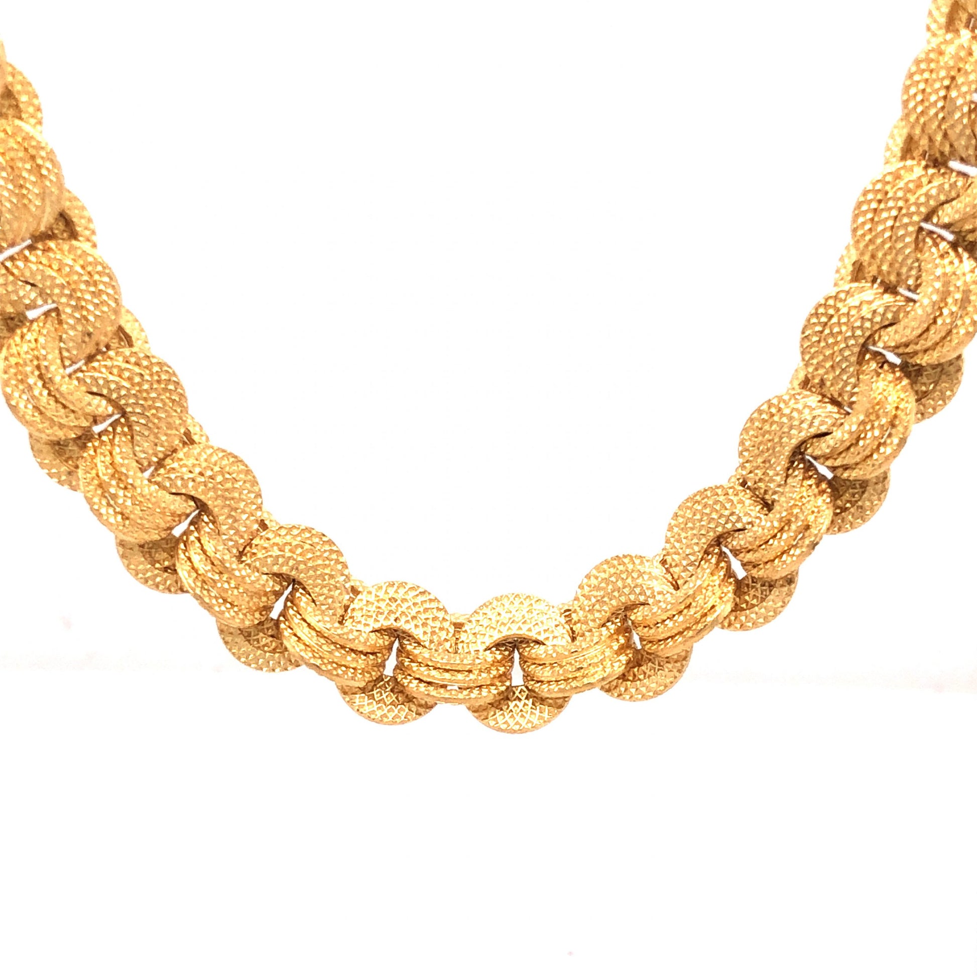 Shreve Crump & Low Woven Necklace in 18k Yellow Gold