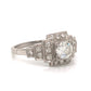 .52 Art Deco Diamond Engagement Ring in Platinum