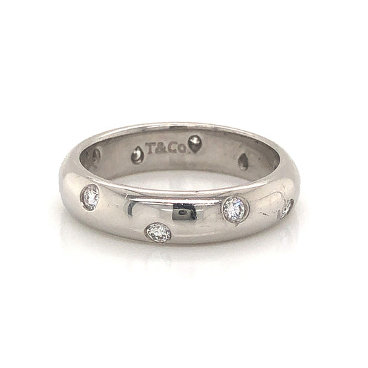 .22 Tiffany & Co. Etoile Diamond Wedding Band in Platinum