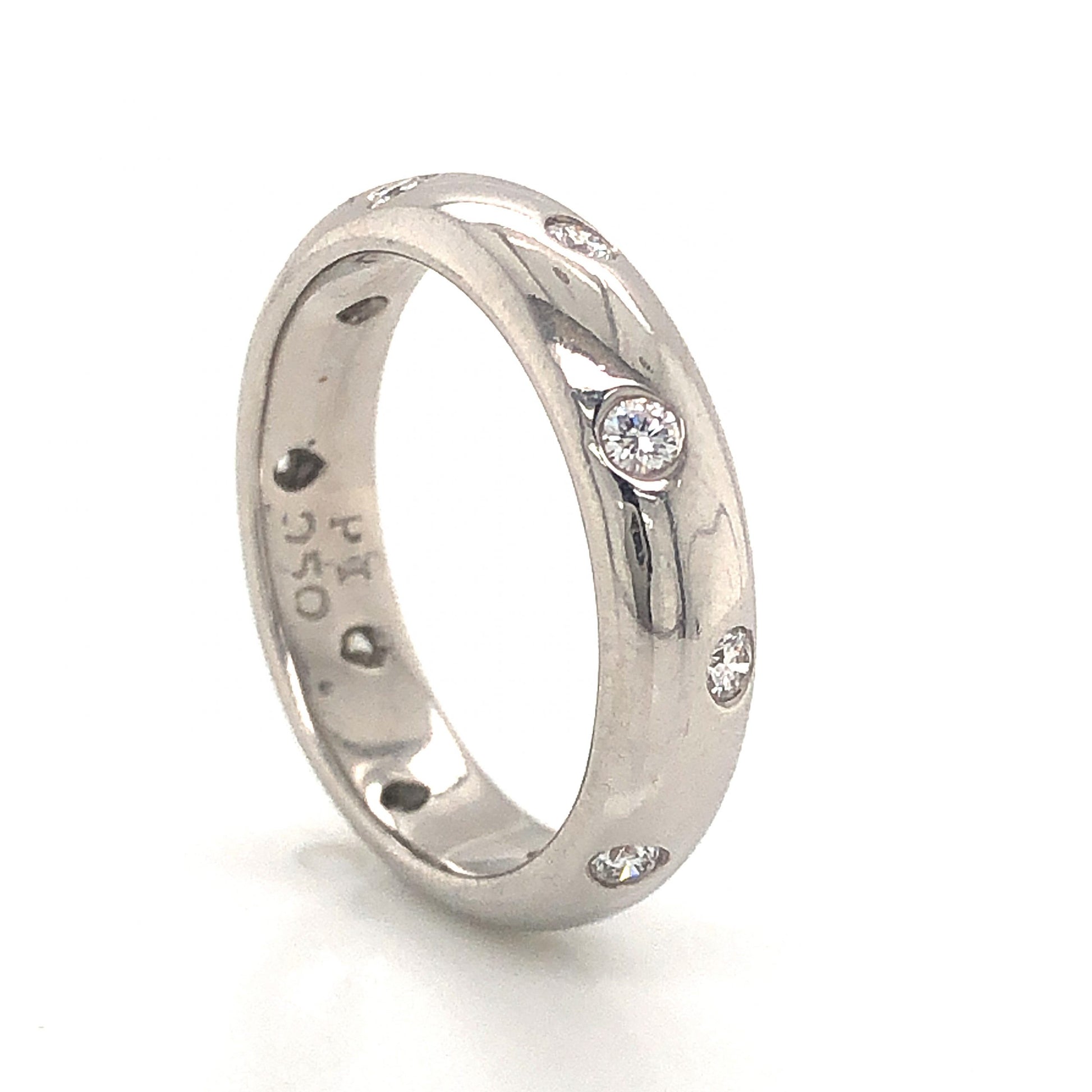 22 Tiffany Etoile Diamond Wedding Band in Platinum